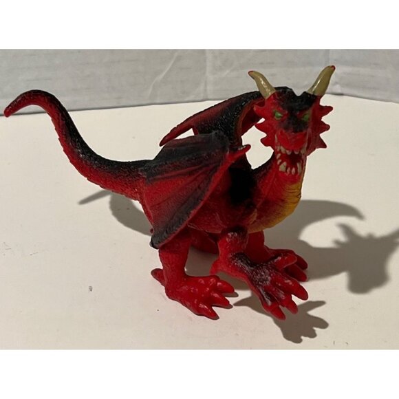 5 Vintage 1980’s & 1990's PVC Hydra Two & Three-Headed Mythical Dragon‎ Figures - Picture 5 of 7